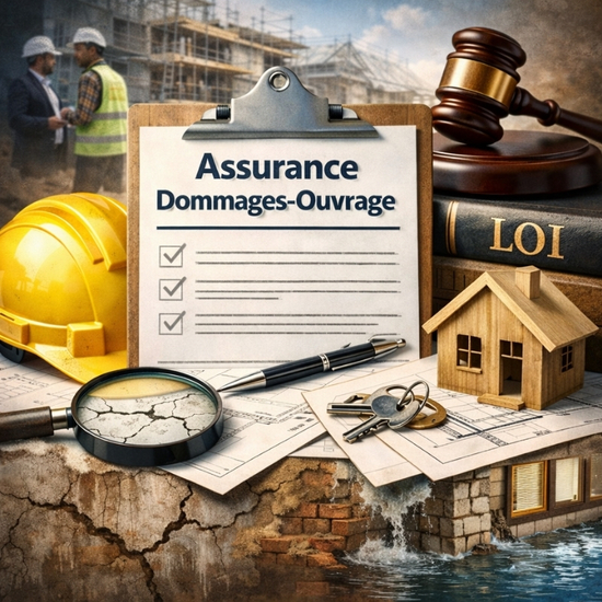 Maison et plans pour dommages-ouvrage