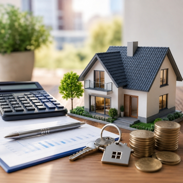 Crédito inmobiliario para compra de vivienda, préstamo, cuotas mensuales y financiación